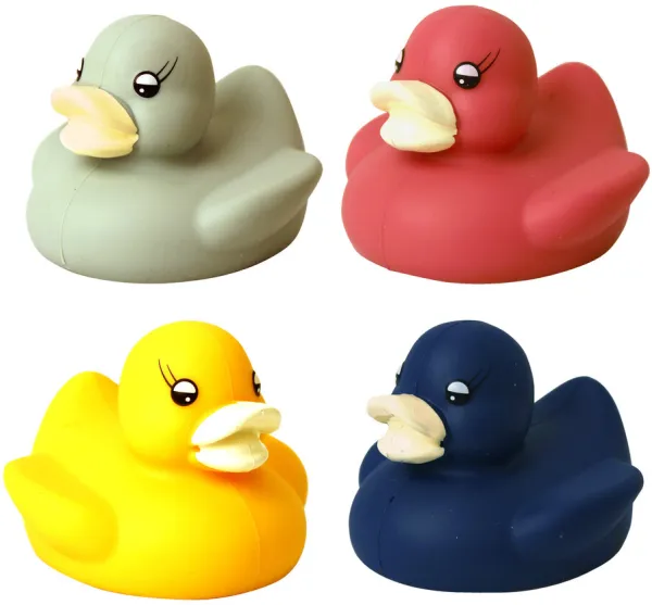 Silikoniset kylpyankat, punainen, keltainen, vihreä tai sininen - 1 kpl