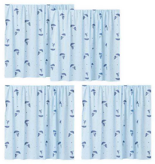 Hoppekids Ole Lukoie verho keskikorkealle sängylle - Sininen