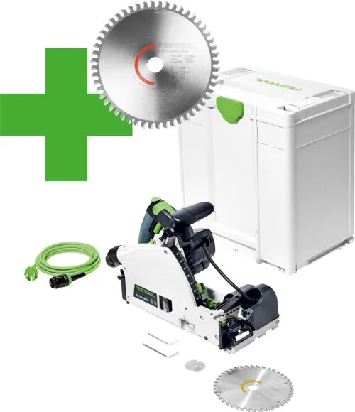 Festool Uppoupettava saha etuleikkurilla TSV 60 KEBQ-Plus Master Edition