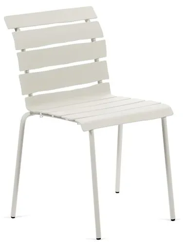 Valerie Objects Aligned Ulkokäyttöön Tarkoitettu Ruokapöydän Tuoli Valkoinen