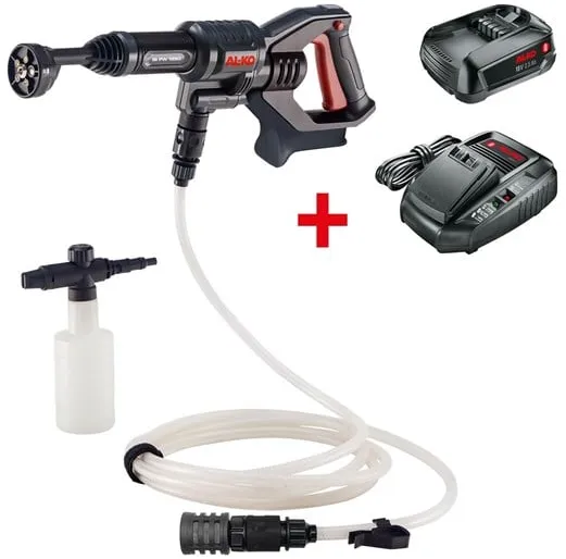 AL-KO Akkupainepesuri PW 1850 18 V sis. akun ja laturin
