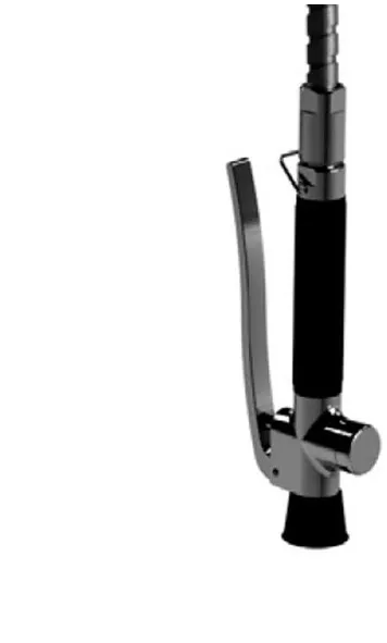 Kriss käsisuihku Euroclean-suurtaloushanalle yksinkertainen 1/2rg