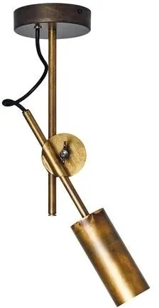 Konsthantverk Stav Spot Yksittäinen Kattovalaisin Raaka Messinki