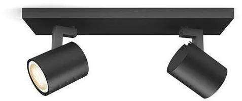 Philips Hue Runner Kaksoisspotti Musta