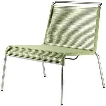 FDB Møbler M20L Teglgård lounge narutuoli - Vihreä