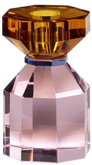 Hübsch Gem Kynttilänjalka Oranssi/Vaaleanpunainen