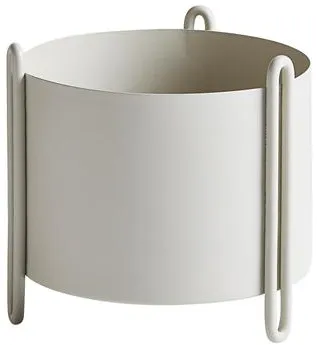 Woud Pidestall Kukkaruukku Pieni Harmaa