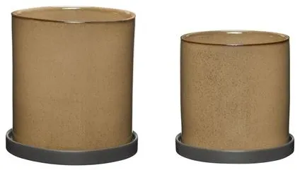 Hübsch Era Ruukku Beige 2 kpl:n setti