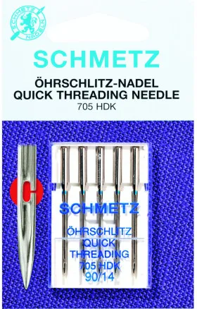 Schmetz Ompelukoneen neulat Handicap / Helppo langoitus 705 HDK Koko 80 - 5 kpl