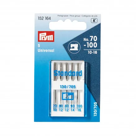 Prym Ompelukoneen neulat Universal 130/705 Koko 70-100 - 5 kpl
