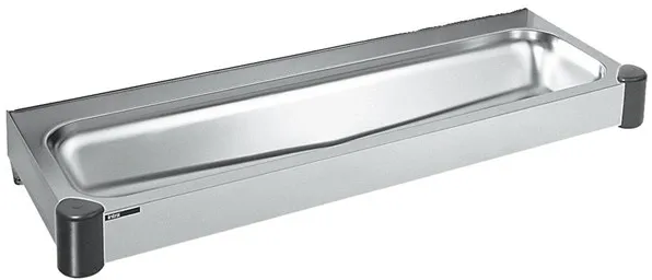 Juvel Intra juvel p12 pesuallas ilman takalevyä, keskellä oleva viemäri, ruostumatonta terästä